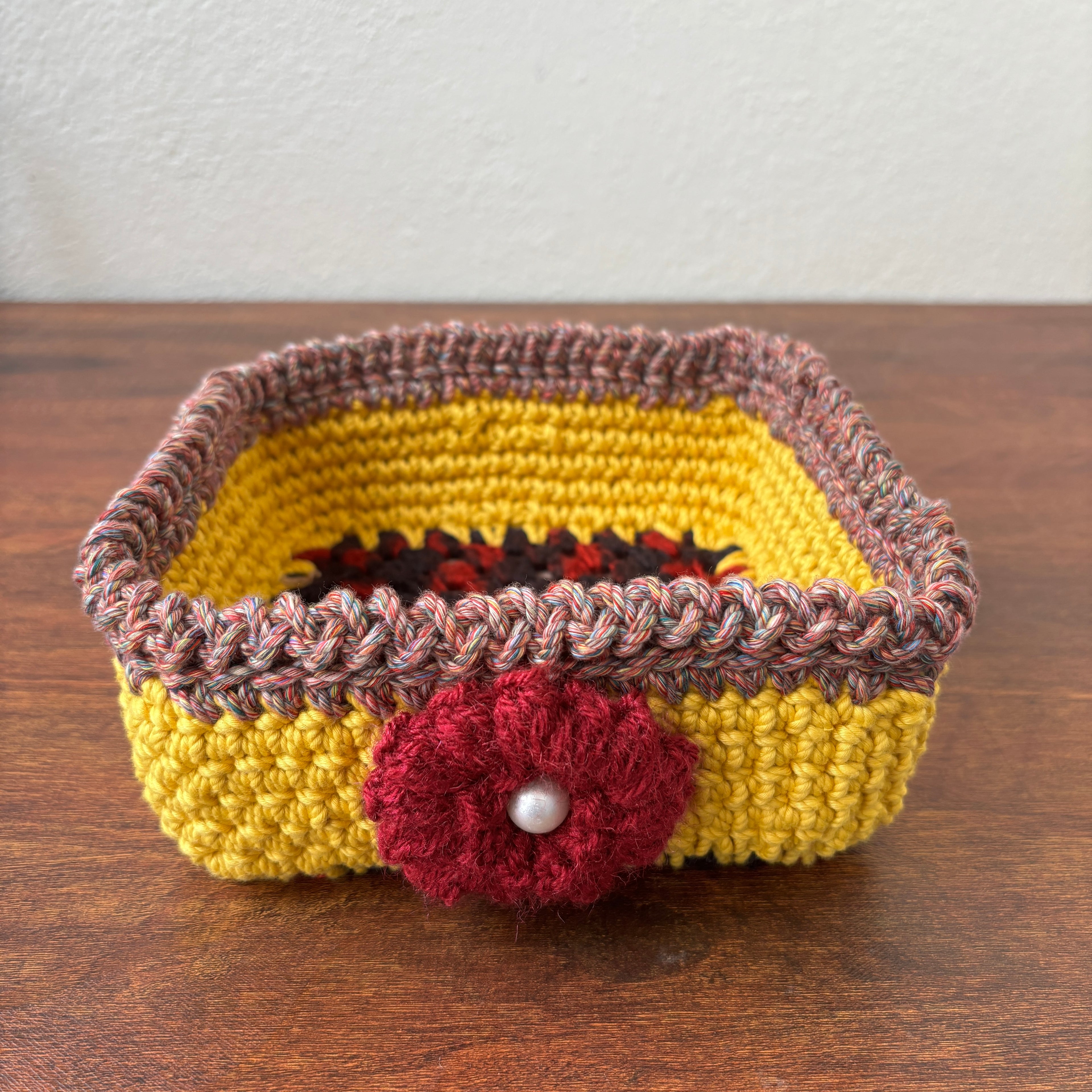 Handmade Crochet Storage Tray