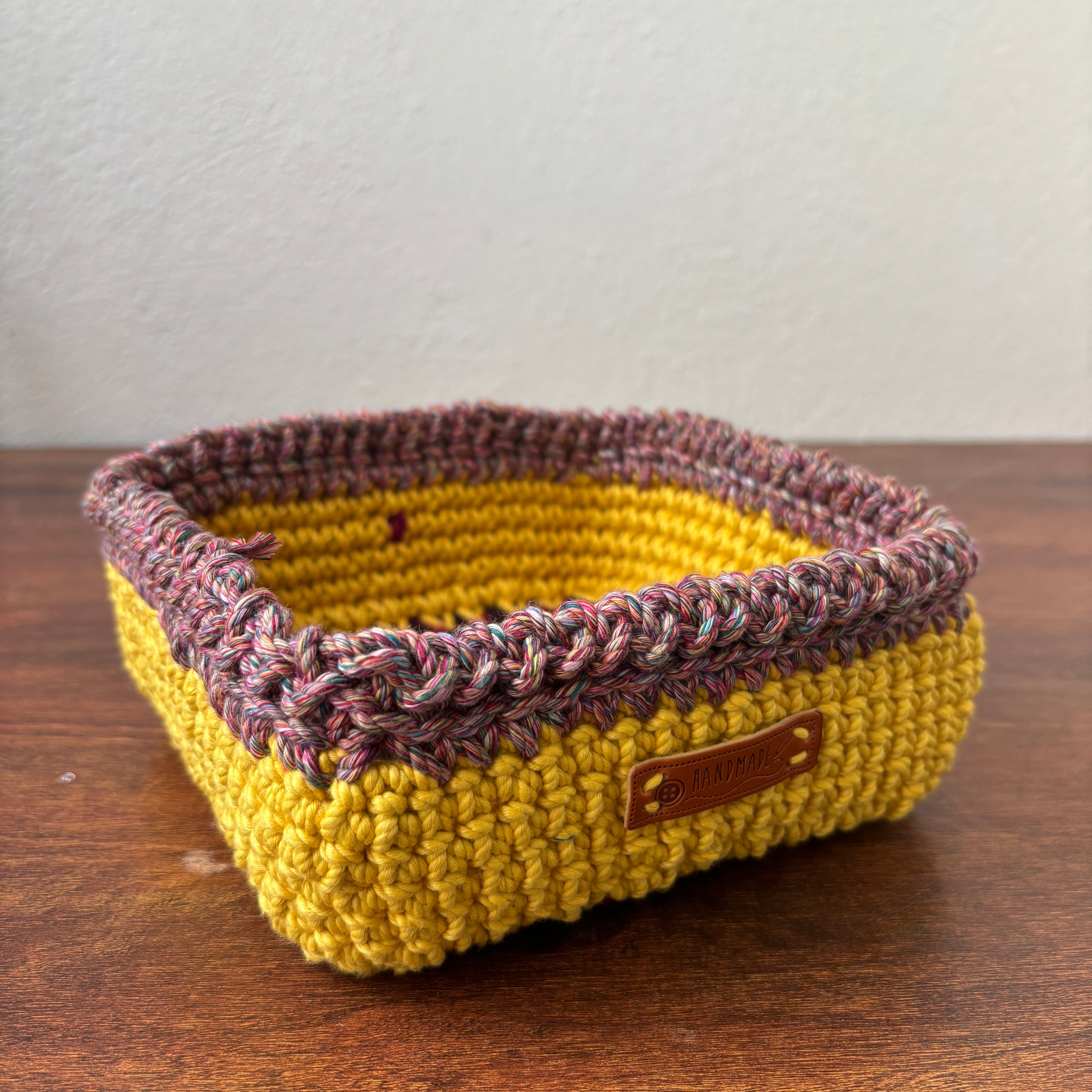 Handmade Crochet Storage Tray