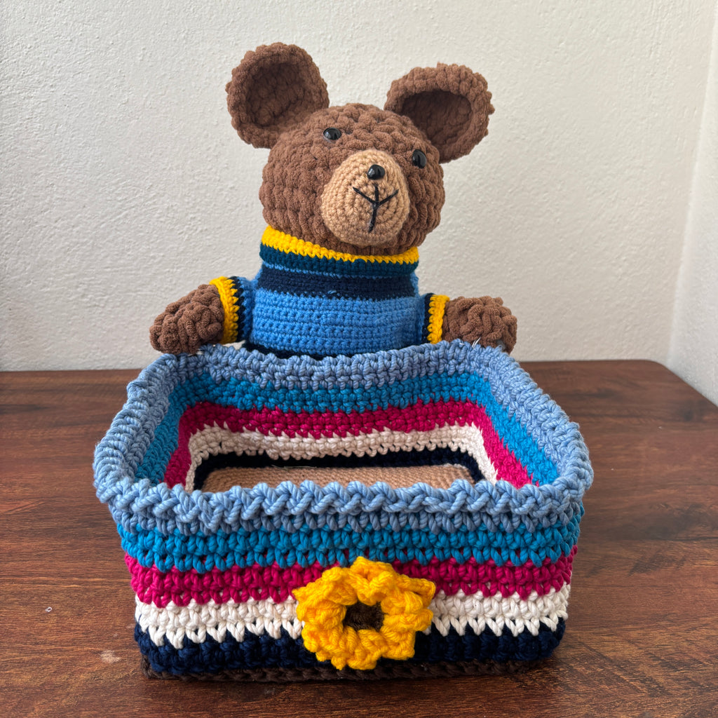 Bear Book Holder- Open Storage