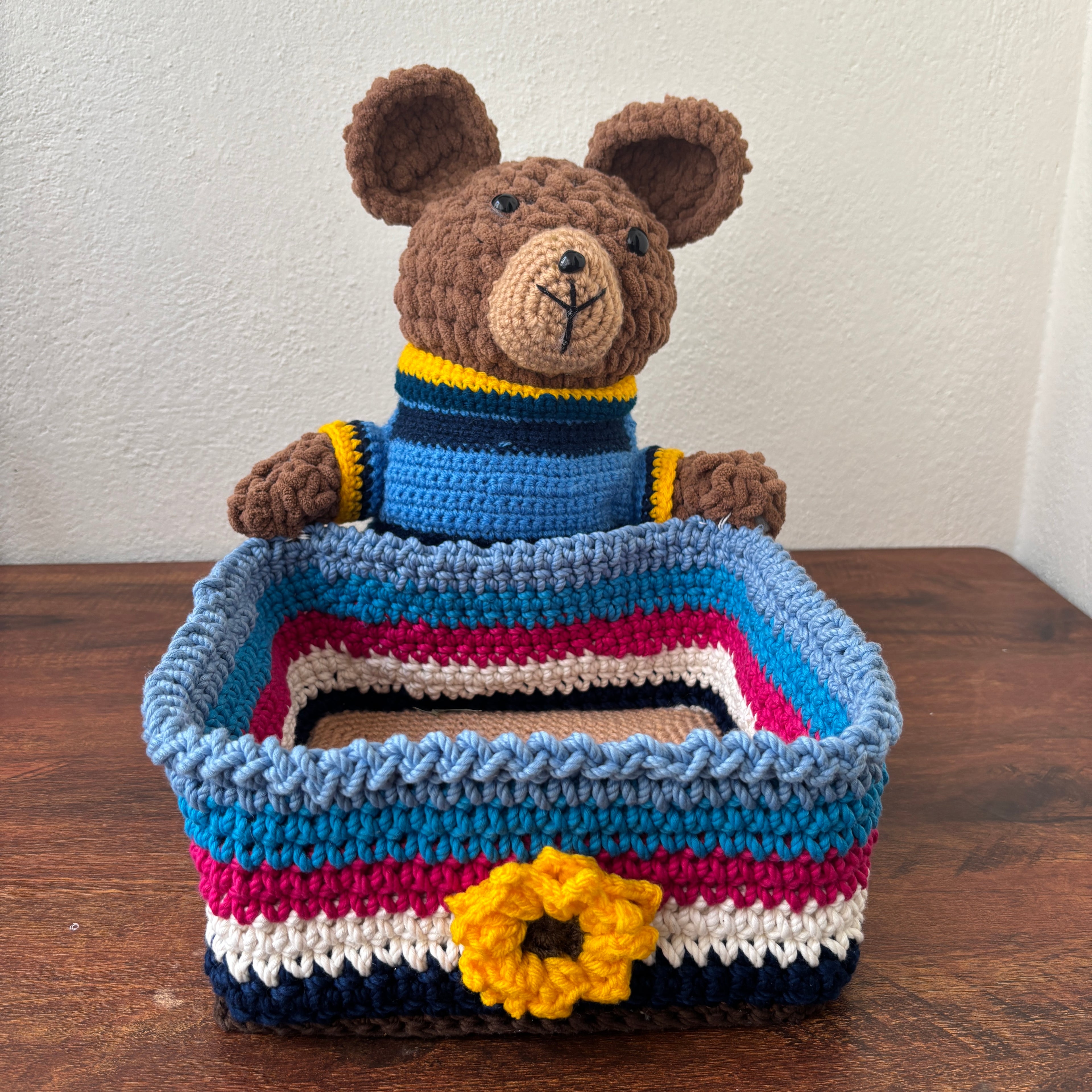 Bear Book Holder- Open Storage