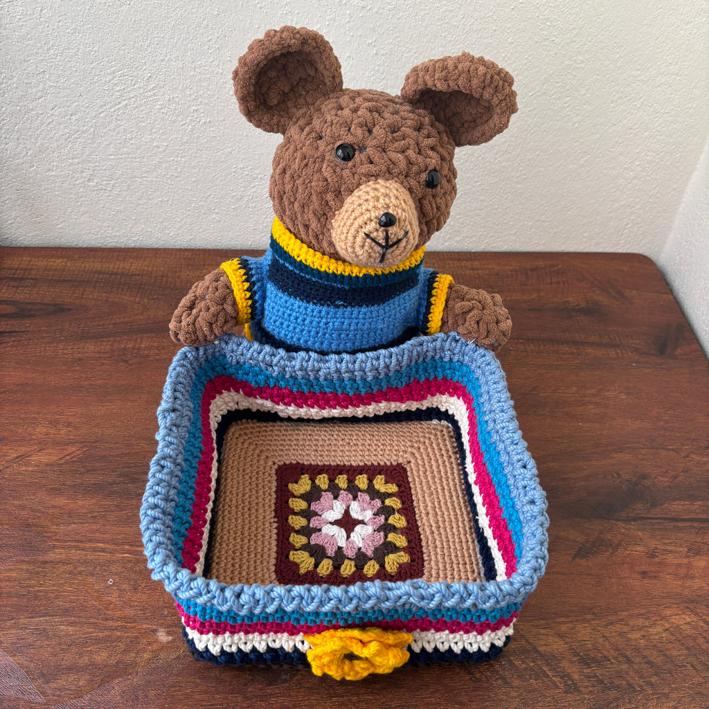 Bear Book Holder- Open Storage