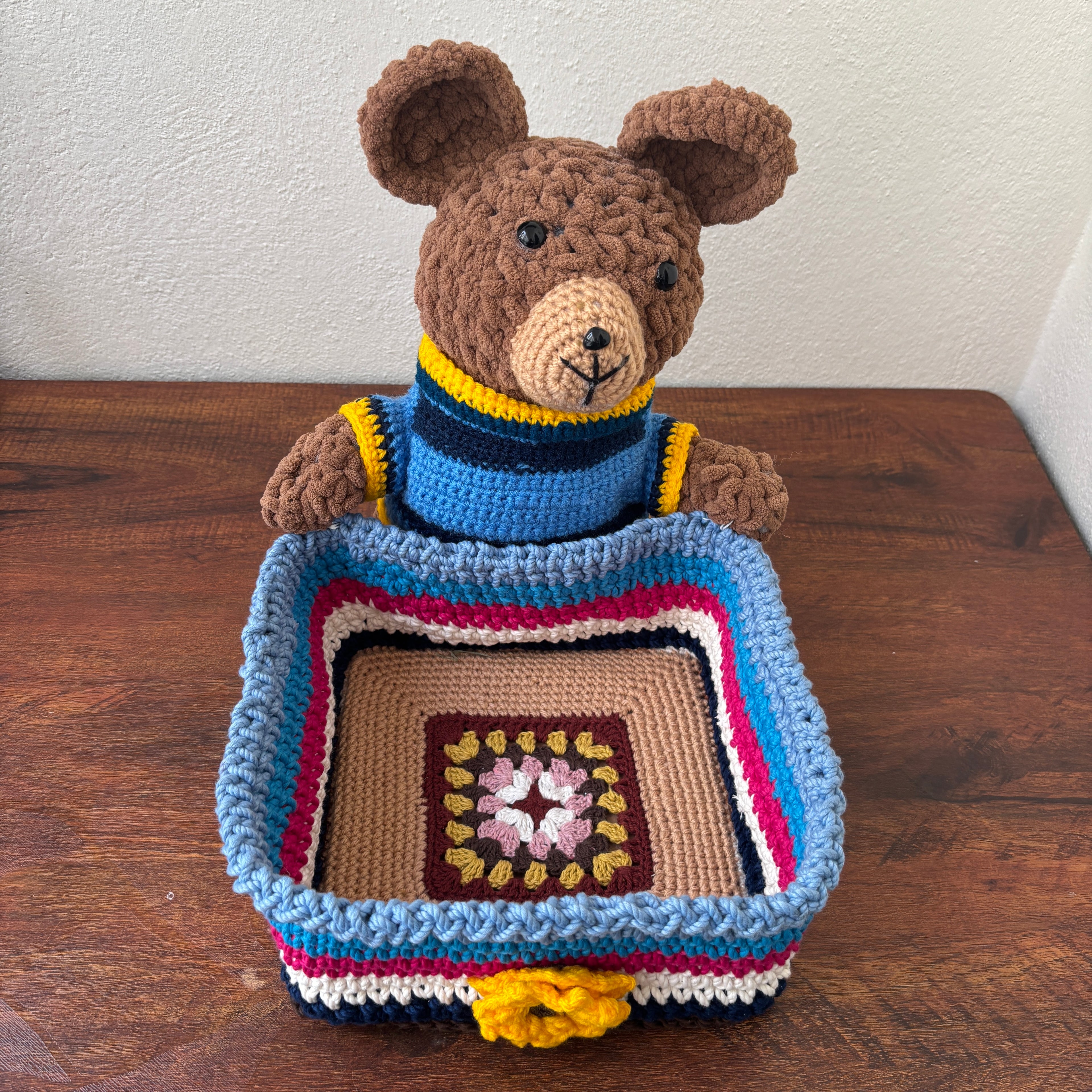 Bear Book Holder- Open Storage