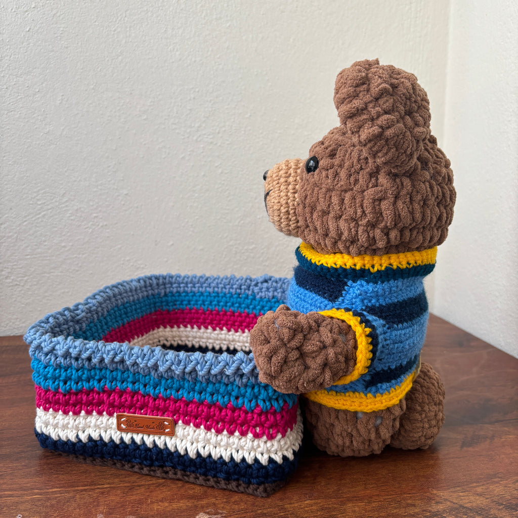 Bear Book Holder- Open Storage