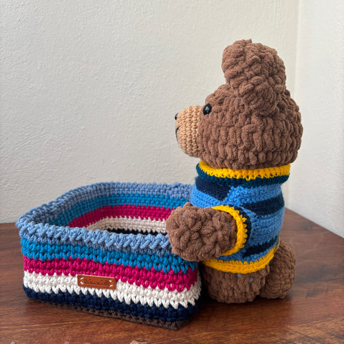 Bear Book Holder- Open Storage