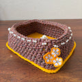 Brown Blossom Storage Tray