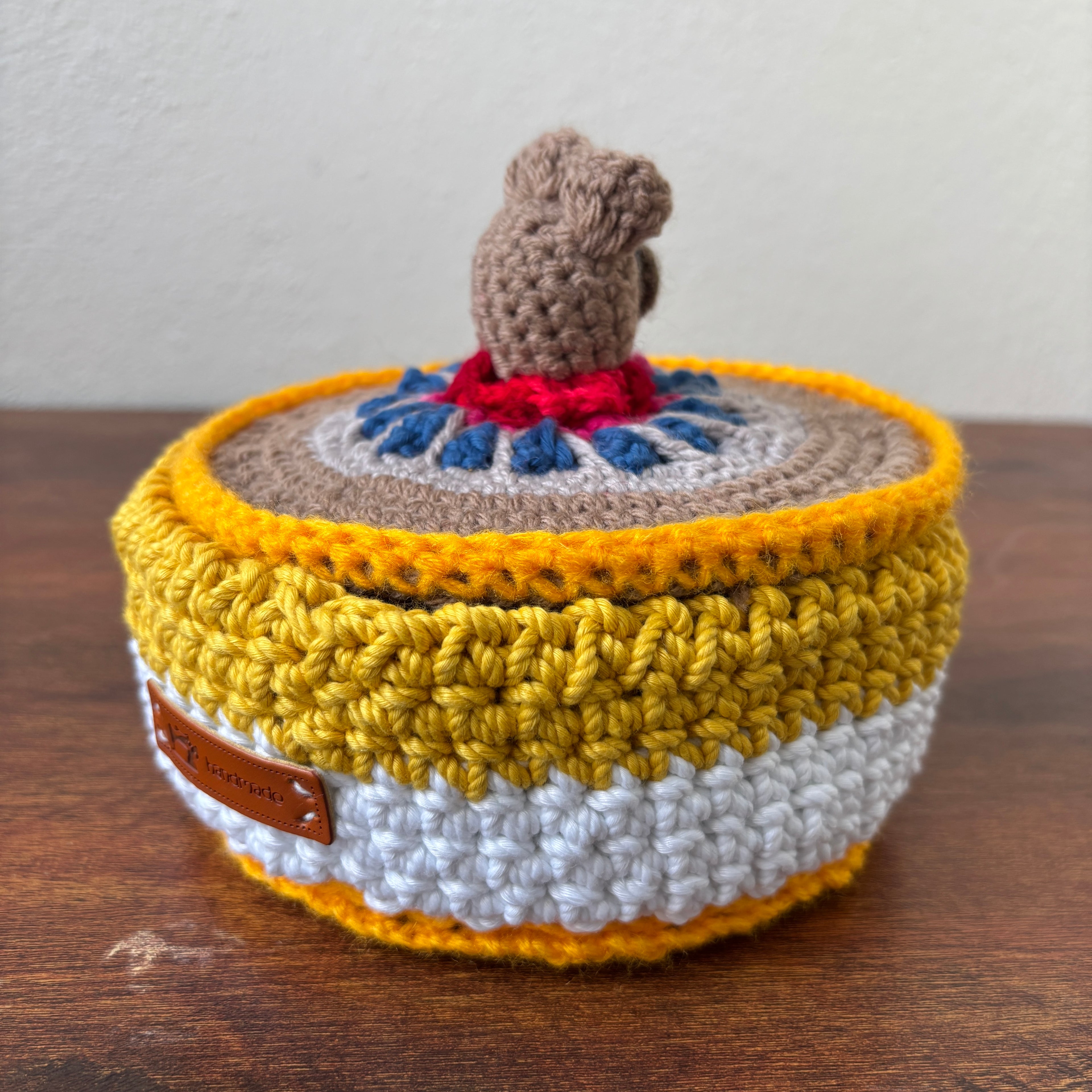 Sunflower Organizer with Bear lid