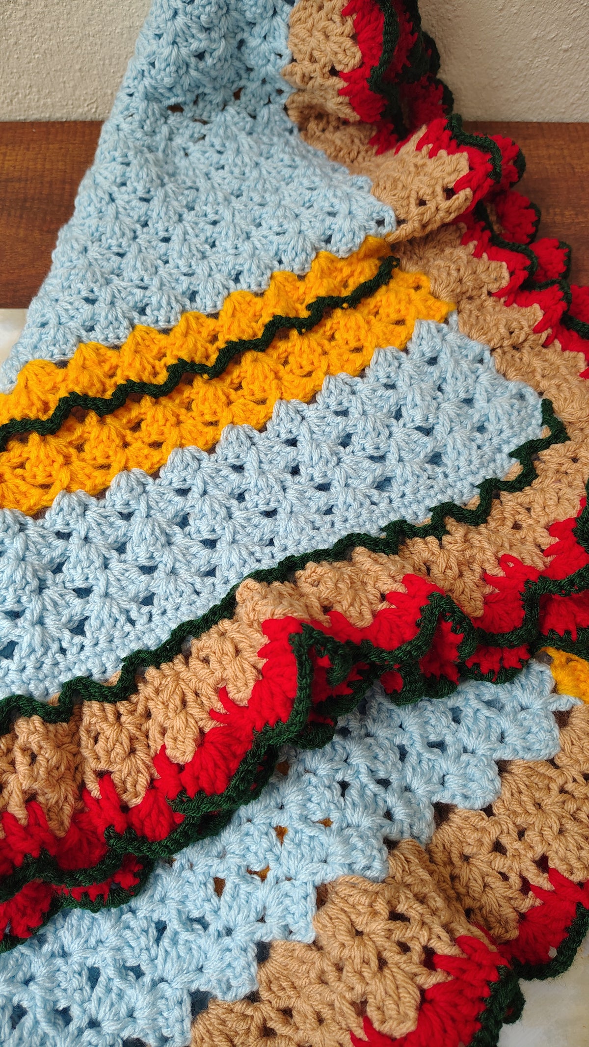 Crochet Coffee Table Topper - Free Shipping