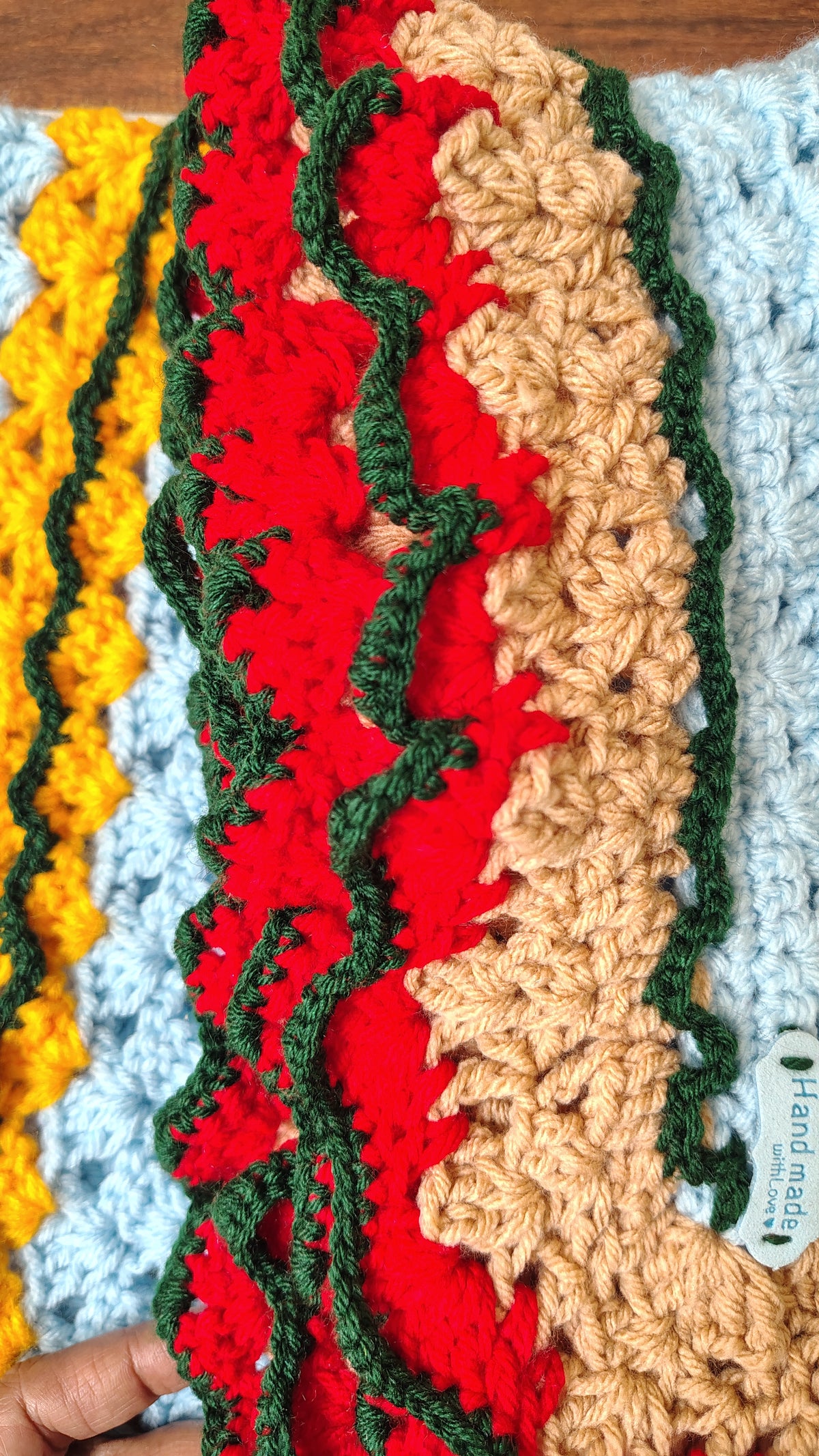 Crochet Coffee Table Topper - Free Shipping