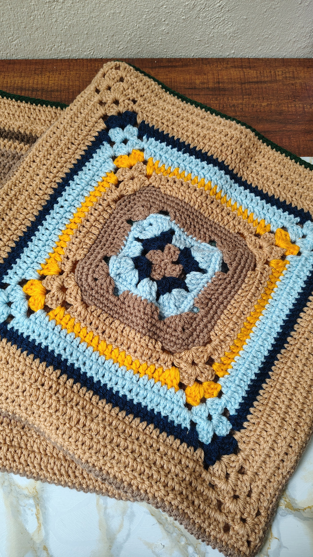Crochet Cushion cover - Free Shipping