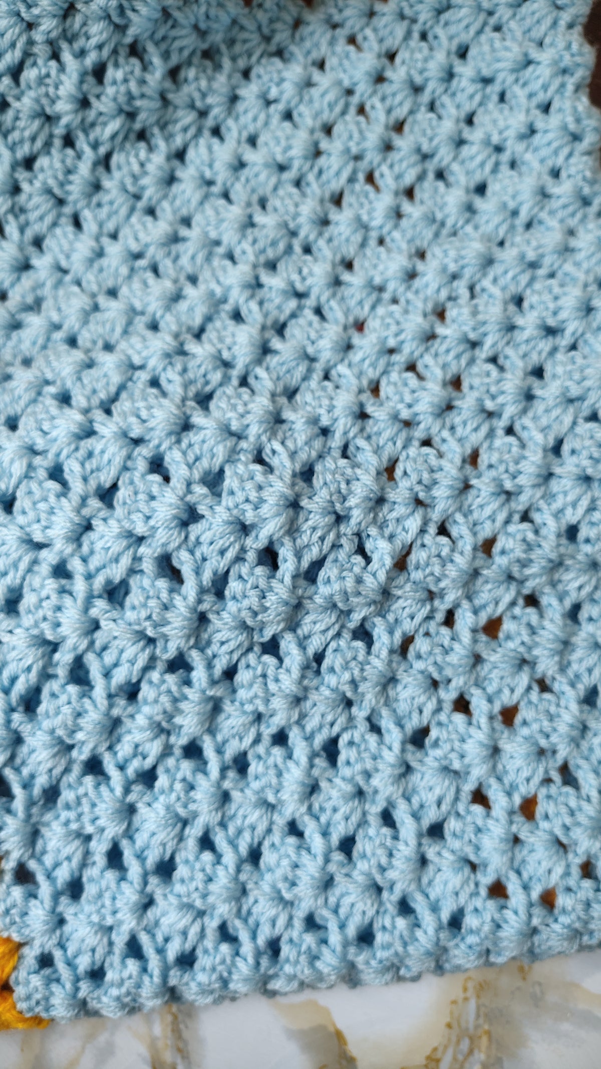 Crochet Coffee Table Topper - Free Shipping